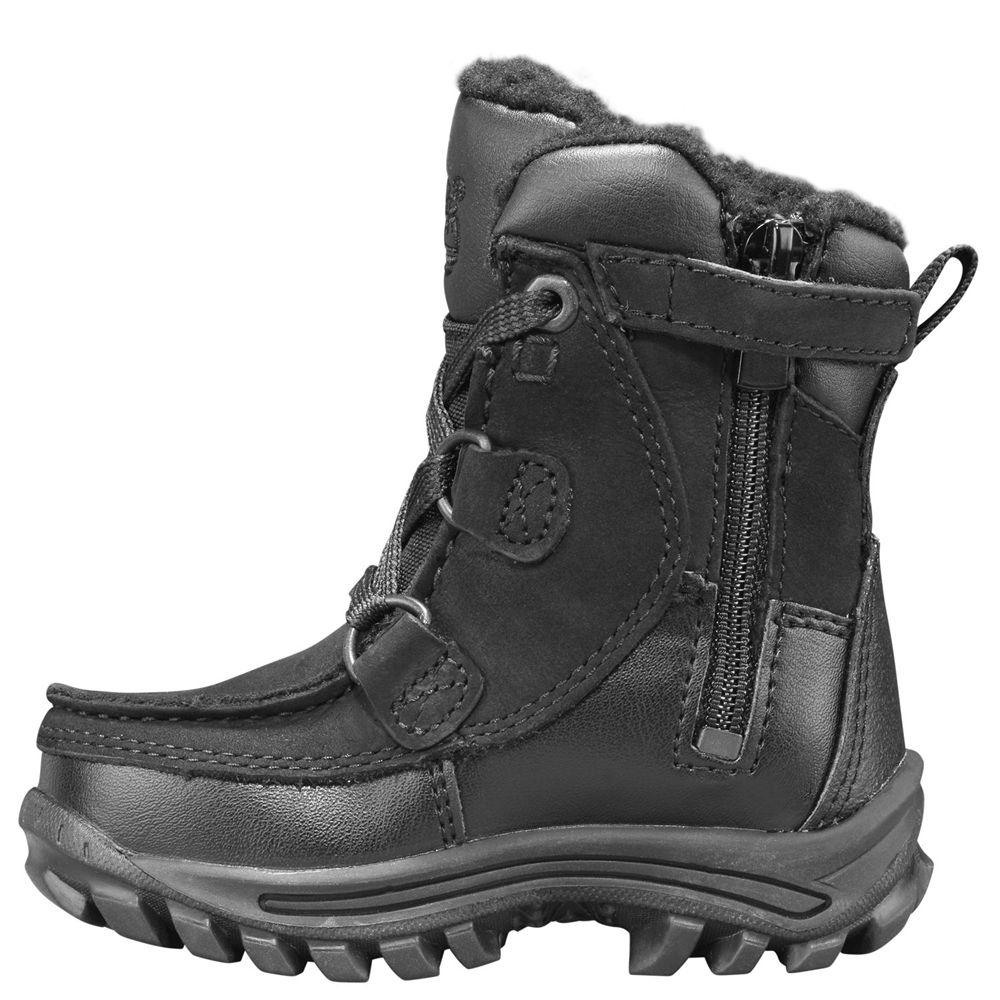 Timberland Μποτες Χιονιού Παιδικα Μαυρα - Toddler Chillberg Waterproof - Greece 4561897-GZ